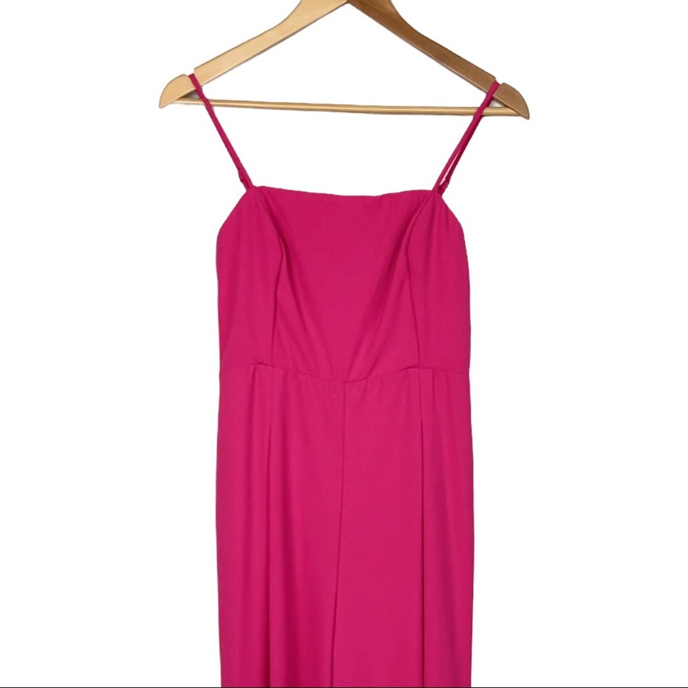 Endless Rose Pink Wide Leg Jumpsuit - Picture 4 of 9